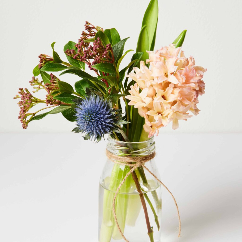 Happy Flowers in a vase with clean stems