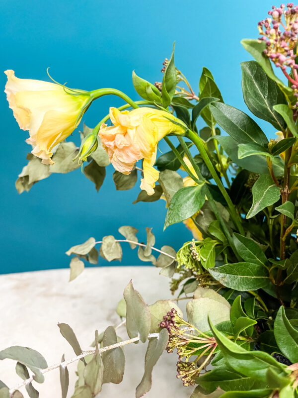 Dying Blooms in a flower arrangement