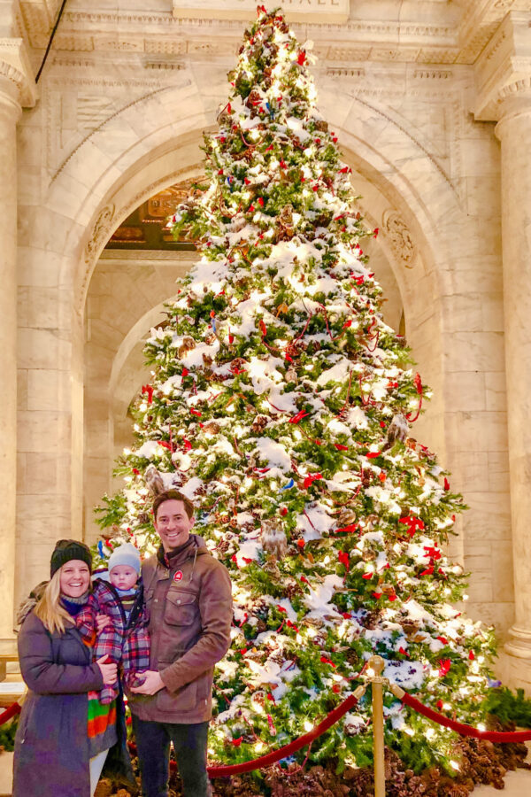 New York Public Library Christmas Tree